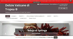 Desktop Screenshot of delizievaticane.it
